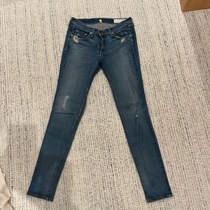 Rag and bone distressed jeans size 29